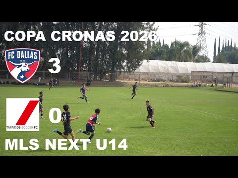 FC Dallas U14 Dominates Tapatíos 3–0 | Copa Cronos 2026 Group Stage #FCDallas #mlsnext #YouthSoccer