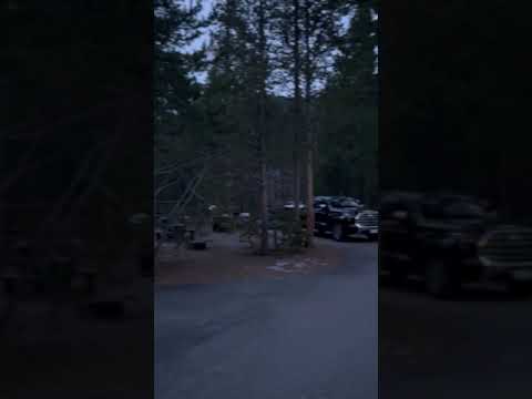 360 evening campsite view