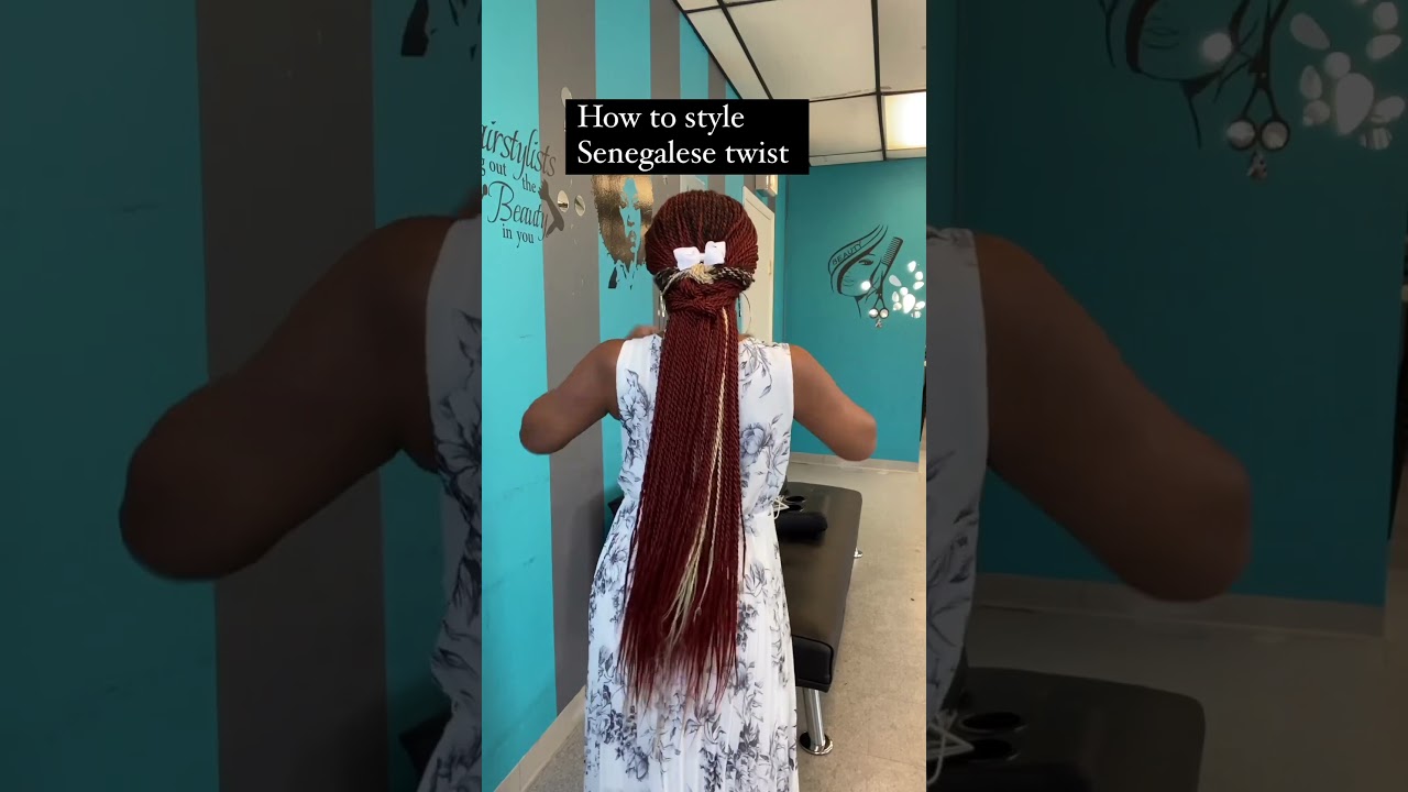 How to style longer Senegalese twist