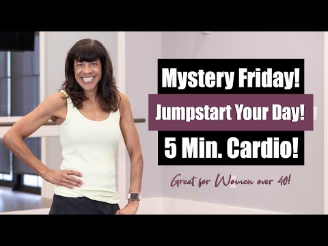 5 Minute Cardio Workout // Jumpstart Your Day // Mystery Friday //