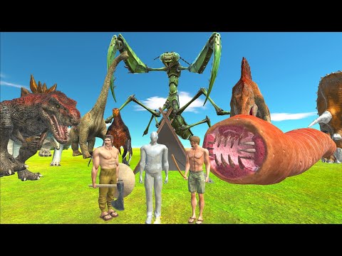 Jurassic World Evolution Camping 20 - Help Ancient Warrior Attacking Dinosaur & GIANT INVERTEBRATES