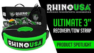 Rhino USA - Ultimate 3" Recovery/Tow Strap | Product Spotlight