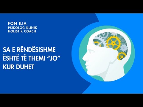 Sa e rëndësishme është të themi “jo” kur duhet