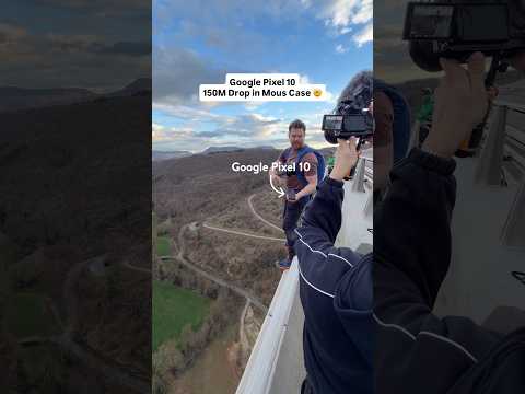 Google Pixel 10 in Mous Case VS 150M drop test 😭 #googlepixel #googlepixel10 #mous