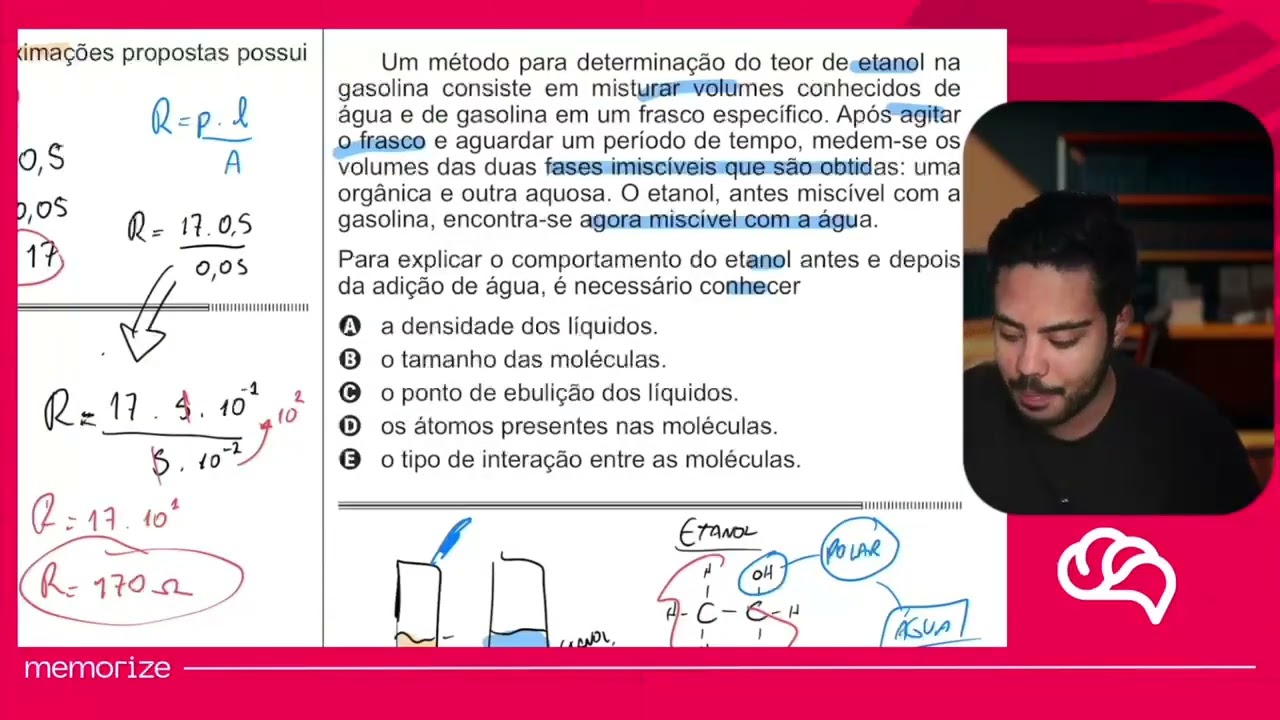 Resolução em Vídeo — Questão 75 ENEM 2014 PPL