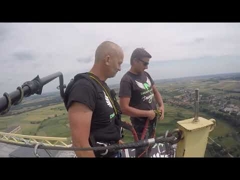 Skok z Komina na linie 222m