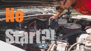 Chevy 350 no start condition after parked for a while | Fuel supply?
