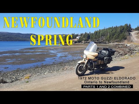 NEWFOUNDLAND SPRING : Springtime travels on the 'Rock' by classic Moto Guzzi