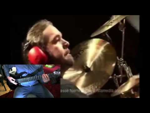 Tomas Haake and Dick Lovgren (with guitar)