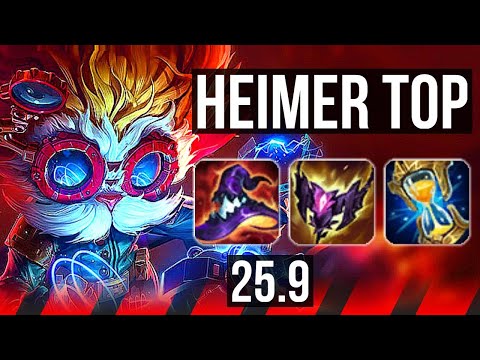 HEIMERDINGER vs VOLIBEAR (TOP) | 7 solo kills | KR Master | 25.9
