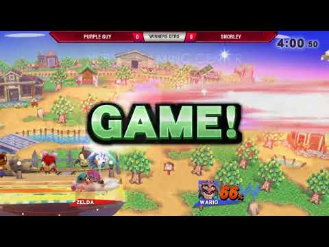 VSGC Lock In - Winners Qtrs -  Purple Guy (Zelda) vs Snorley (Wario) - Smash 4
