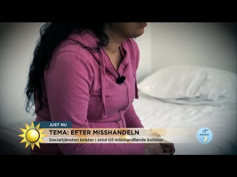Misshandlade kvinnor får inte den hjälp de har rätt till - Nyhetsmorgon (TV4)