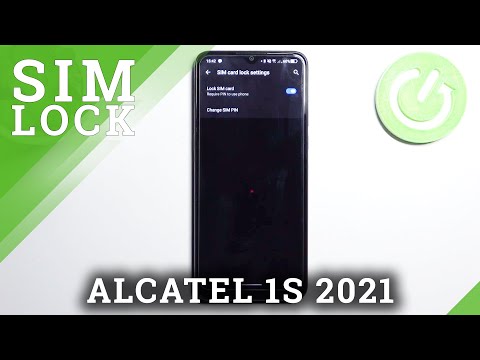 How to Lock SIM Card on ALCATEL 1S 2021 – Set PIN SIM