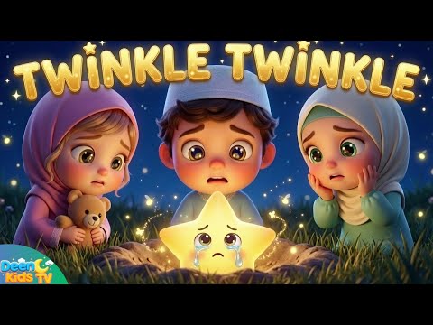 Muslim Twinkle Twinkle | Islamic lullaby Version | nasheed | Islamic Songs for Kids | Deen Kids TV