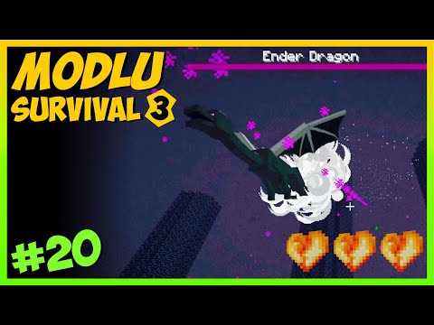 1️⃣ DEĞİL 2️⃣ DEĞİL 3️⃣ EJDERHA KESTİK  -  Modlu Survival S3 _ #20