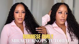 DIY BEGINNER FRIENDLY MIRACLE KNOTS TUTORIAL (Viral summer hairstyle) 😍 Crochet hair ❤️‍🔥