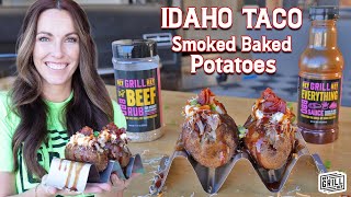 BBQ Pork Stuffed Baked Potatoes is what we call an IDAHO TACO! You Have to Try It!