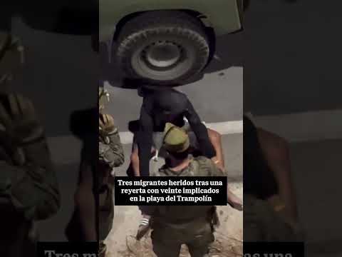🚨 3 heridos en una grave reyerta nocturna con 20 implicados en la playa del Trampolín 🚑