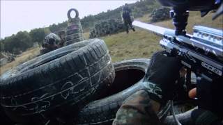 preview picture of video 'Paintball Wöbbelin 07.10.2012'