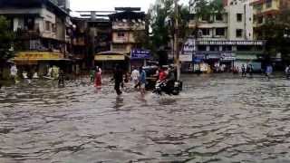 preview picture of video 'Water logging at Virar West'