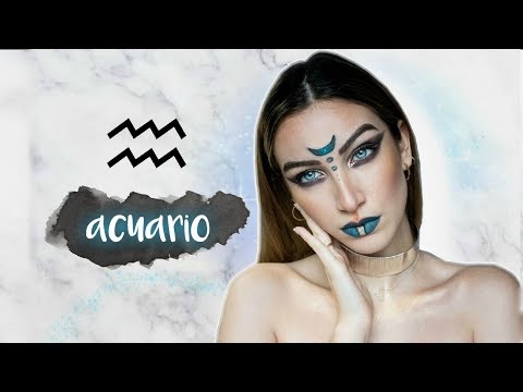 MAQUILLAJE ACUARIO || SIGNOS DEL ZODIACO