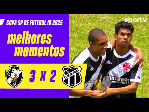 Gols e lances de Vasco da Gama x Ceará