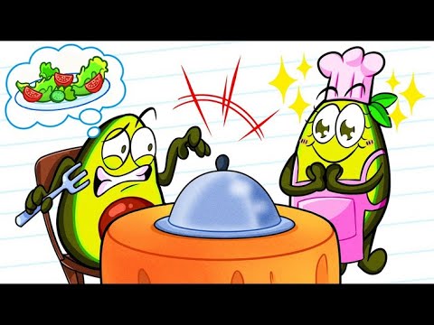 AVOCADO Eats the SECRET FOOD 🌶️ from Around the World 🌍 | FOOD CHALLENGES by Avocado Couple