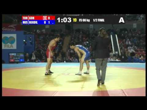 ЧЕ-2013 66 кг. Ильяс Бекбулатов - Якуп Гор (Турция)