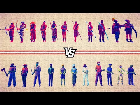 ARCHER TEAM vs ZOMBIES TEAM  |  Totally Accurate Battle Simulator