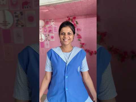 Wearing it after years‼️GRWM in uniform❤️ | Watch till the end 😅 #shorts #jennishacks #ytshorts