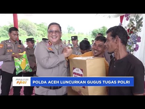 POLDA ACEH LUNCURKAN GUGUS TUGAS POLRI KETAHANAN PANGAN