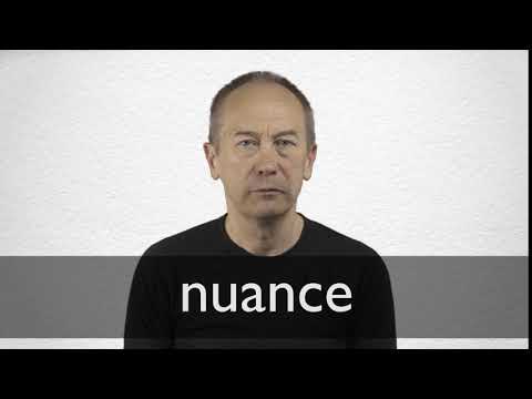 What's the Meaning of the Word Nuance?