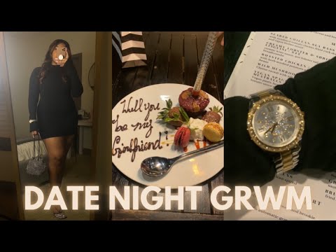 DATE NIGHT GRWM: GETTING INTO A RELATIONSHIP + SELF LOVE & MORE | MAKEUP + OUTFIT + PERFUME