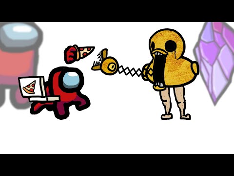 Mini Crewmate Kills Dark Deception Characters | Among Us