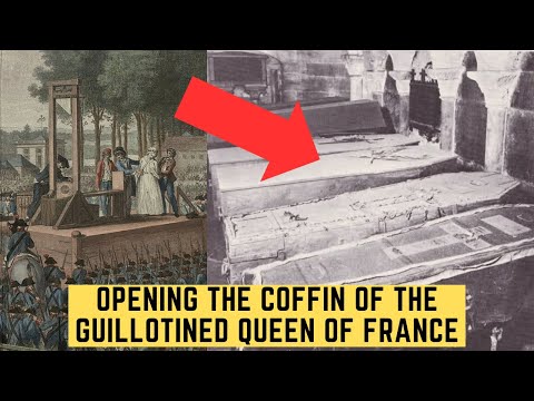 Opening The Coffin Of The Guillotined Queen Of France