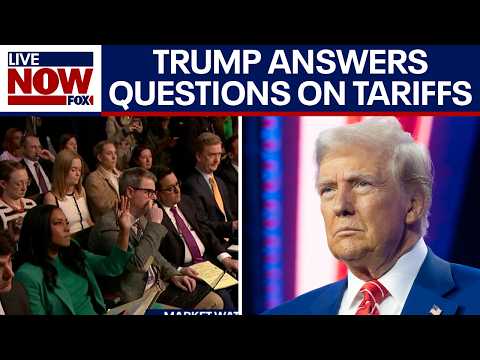 TARIFFS REACTION: Trump takes Q&A on tariffs response