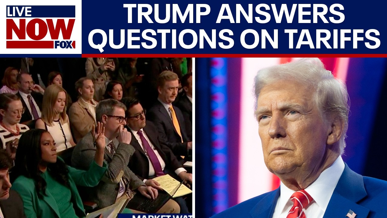 TARIFFS REACTION: Trump takes Q&A on tariffs response