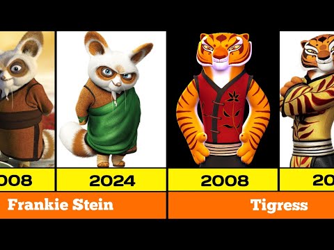 Kung Fu Panda Characters THEN vs NOW (2008–2024)