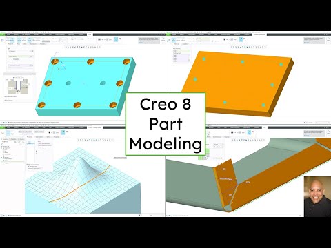 Creo Parametric 8.0 - Part Modeling Enhancements (Video 1)
