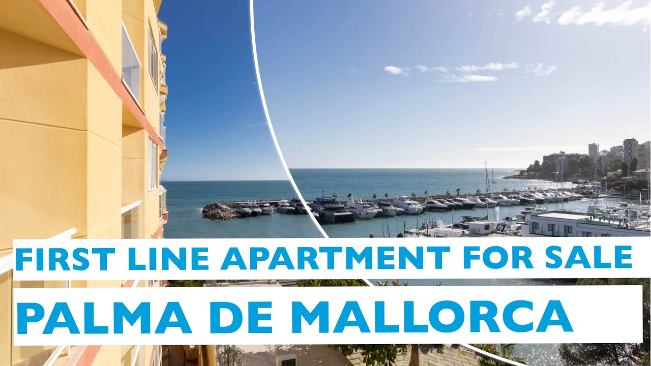 First line apartment with sea views and prime location in San Agustin