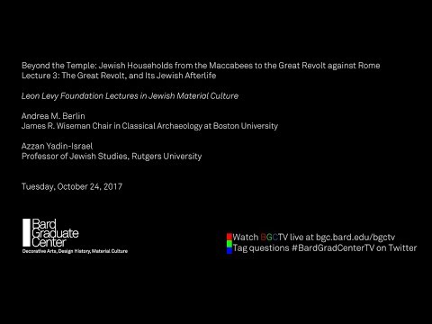 Lecture —  Beyond the Temple, Lecture 3 (Andrea M. Berlin)