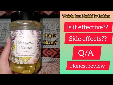 Weight loss Phakki by Rubina Fawad|| 100% Honest Review|| Organic phakki effective or not?