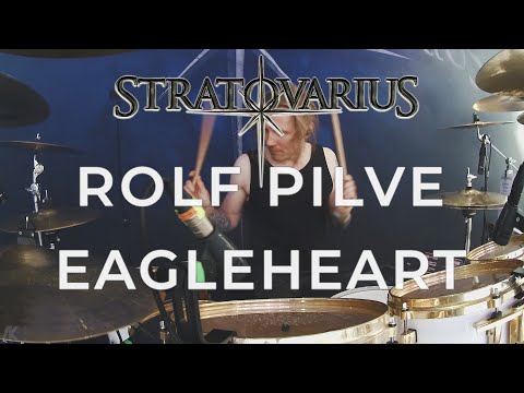 STRATOVARIUS Rolf Pilve Drumcam EAGLEHEART / 17.6.2022 Nokia, Finland