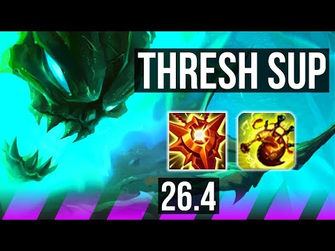 THRESH & Jinx vs LEONA & Miss Fortune (SUP) | KR Master | 26.4