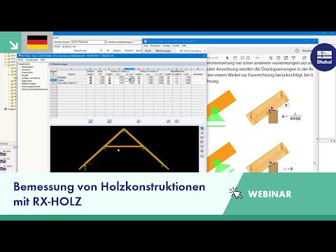 Webinar: Bemessung von Holzkonstruktionen mit RX-HOLZ
