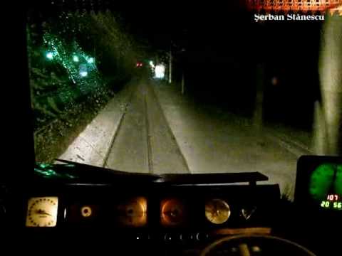 Cab view LE 5100 Bucureşti Nord - Ploieşti Vest