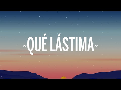 ChocQuibTown, Sech - Qué Lástima (Letra/Lyrics)