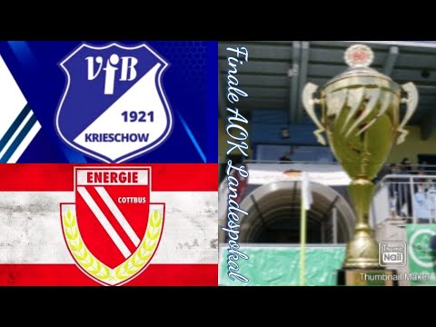 Finale AOK Landespokal Energie Cottbus vs VFB Krieschow