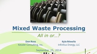 preview picture of video 'Mixed Waste Processing MRN 2014 09 25'