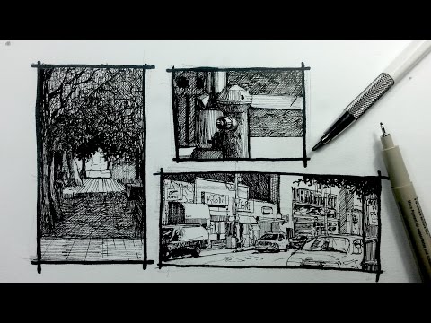Urban Sketching Series Pt 2 | 3 ways to frame your Scene